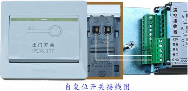 百樂自動(dòng)門控制器開關(guān)接線圖