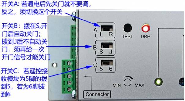 百樂自動(dòng)門控制面板